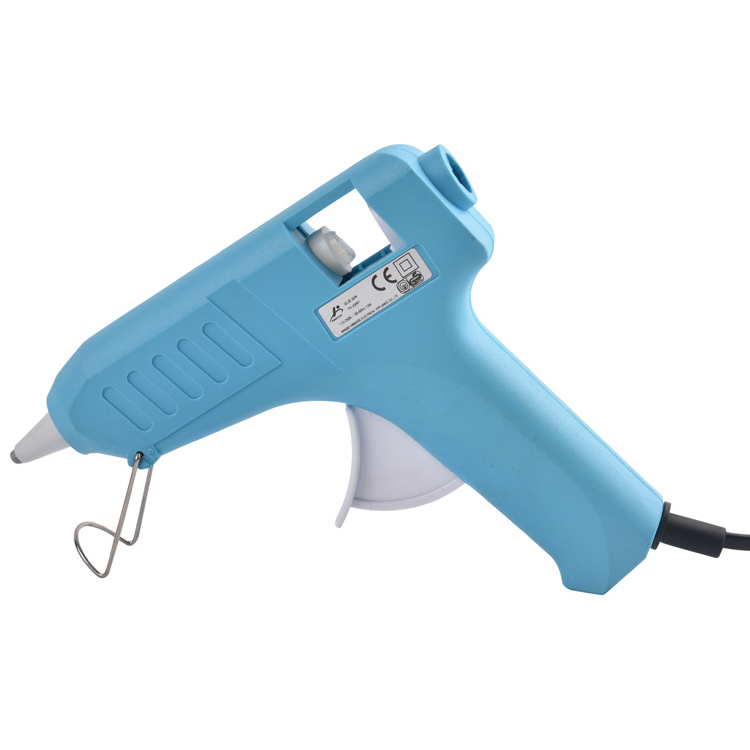 40W Low Temp Blue Glue Gun KV-JQ401A with 2pcs Hot Melt Glue Sticks for American market