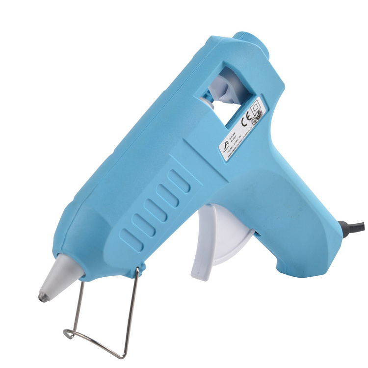 Customized anti-drip blue low temp Hot melt Glue Gun for 11mm Glue Stick