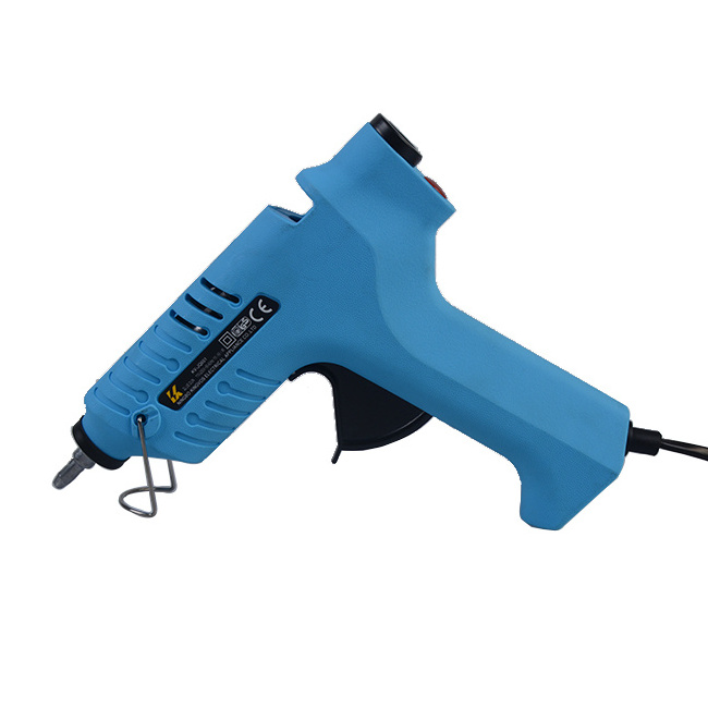 Best selling price corded full size blue hot melt glue gun for DIY