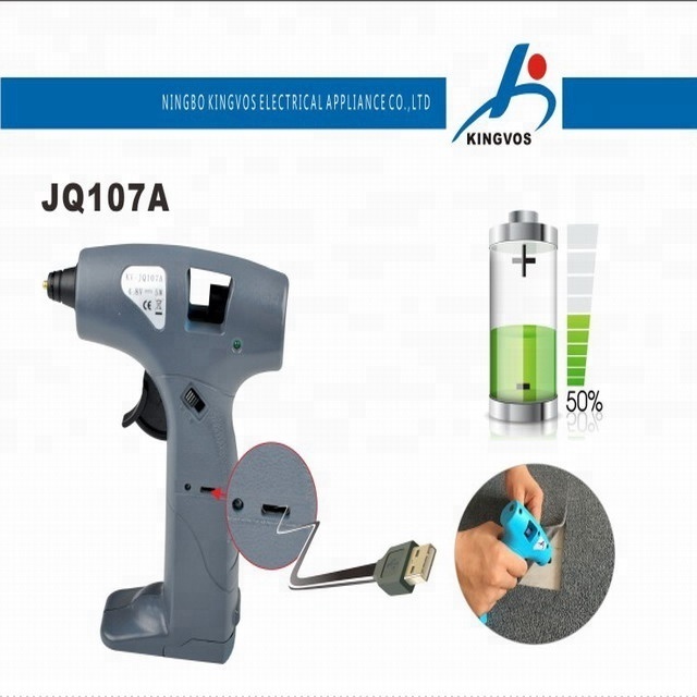 Brazil market 5W Ni. battery hot melt cordless glue gun wireless glue gun and usb glue gun pistolet colle a froid