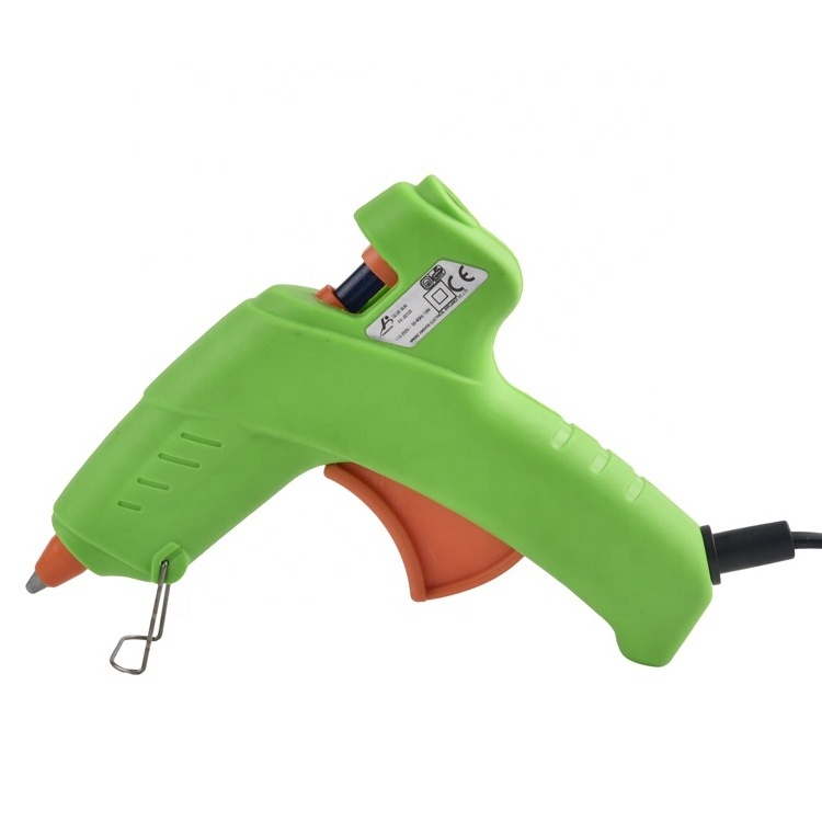 KV-JQ103 Factory direct supply craft use green hot glue gun pistolet colle a froid 10W with glue sticks