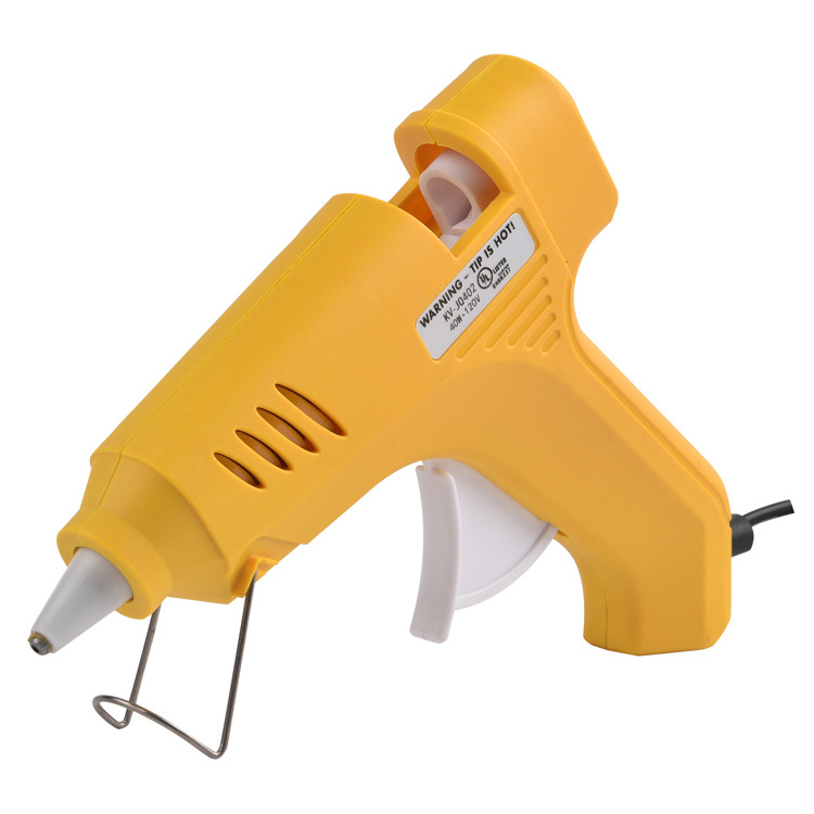 40W full size Low Temp Glue Gun KV-JQ402B with 2pcs Hot Melt Glue Sticks for Crafts School Home Repair DIY Hand Tools