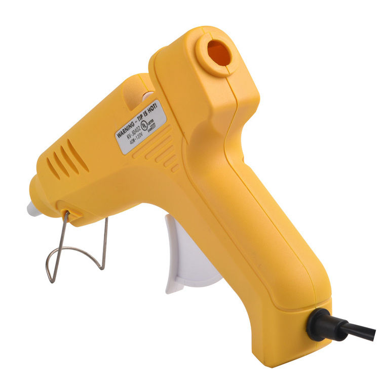 40W full size Low Temp Glue Gun KV-JQ402B with 2pcs Hot Melt Glue Sticks for Crafts School Home Repair DIY Hand Tools