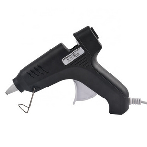 Factory wax seal hot glue gun melt straight 40W Black hot melt glue wax gun pistolet colle a froid with 2 glue sticks