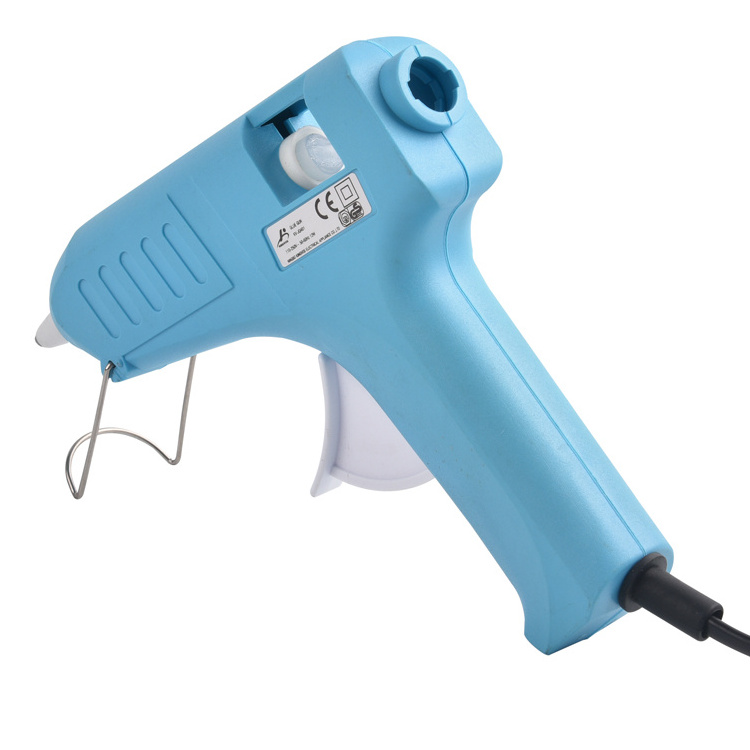 Customized anti-drip blue low temp Hot melt Glue Gun for 11mm Glue Stick