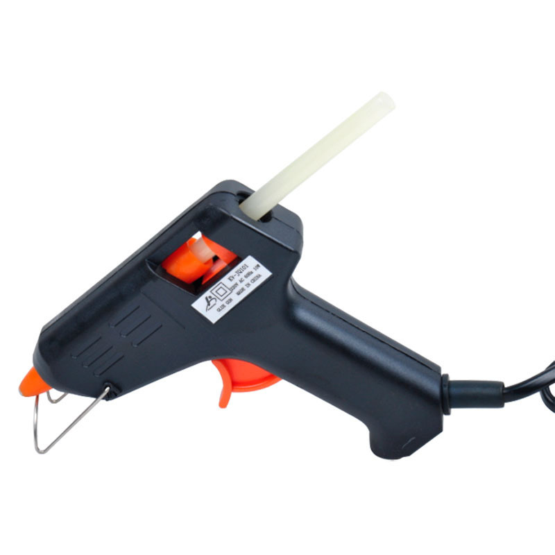 standard style 10W  Repair DIY Hand Tools Hot melt Glue Guns black with 2pcs Hot Melt Glue Sticks for Crafts