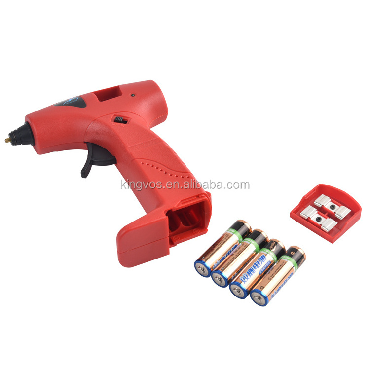 LOW temperature MINI 7w cordless hot melt glue gun with glue sticks