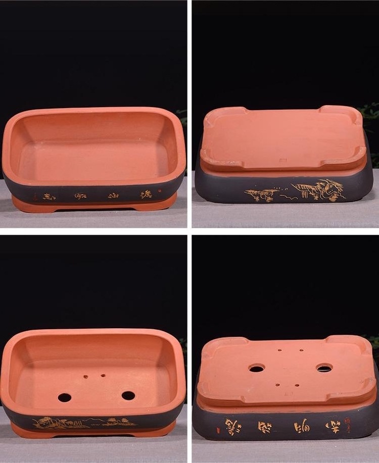 Wholesale Bonsai pot supplier For bonsai lovers Large ceramic pots oval pots for bonsai tree