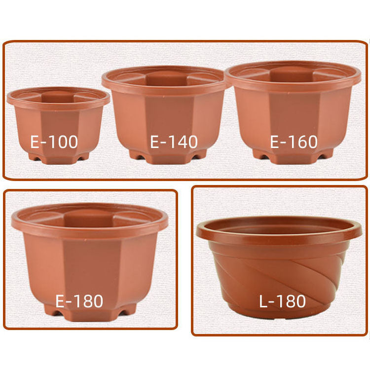 WY wholesale hanging round flower pots large plastic plant growing bonsai pot holder hanger garden hanging baskets planter