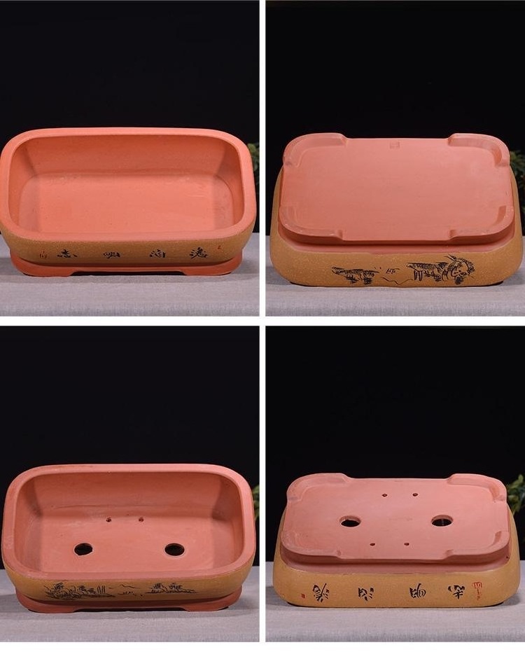 Wholesale Bonsai pot supplier For bonsai lovers Large ceramic pots oval pots for bonsai tree