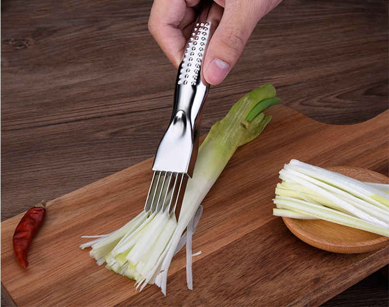 hot gadgets kitchen accessories tools kitchen slicer scallion knife stainless steel scallion cutter