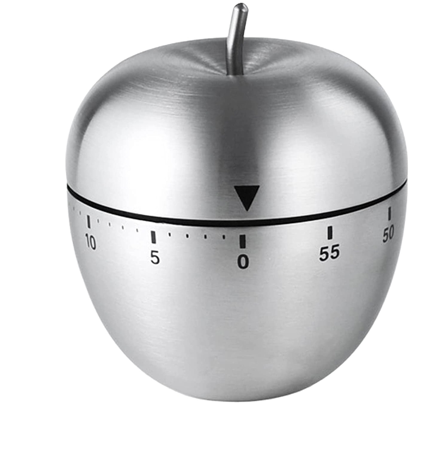 Apple Egg shape Kitchen accessory Stainless Steel Mechanical Rotating Alarm 60 Minutes Count Down cooking Timer kitchen timer