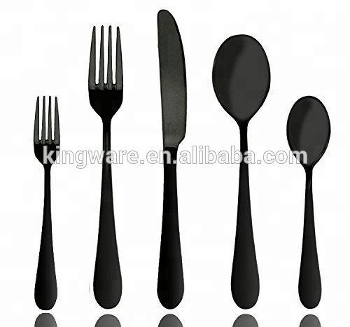 Inox besteck couverts cubiertos talheres vaisselle stainless steel cutlery set Best selling bulk gold plated flatware wholesale