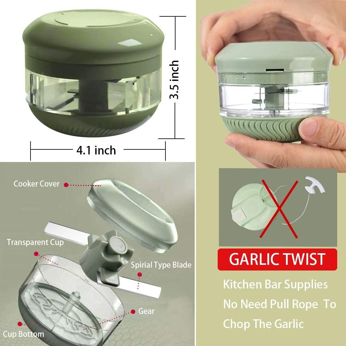 Kitchen accessories gadgets kitchen tools utensils vegetable cutter food chopper one touch garlic press