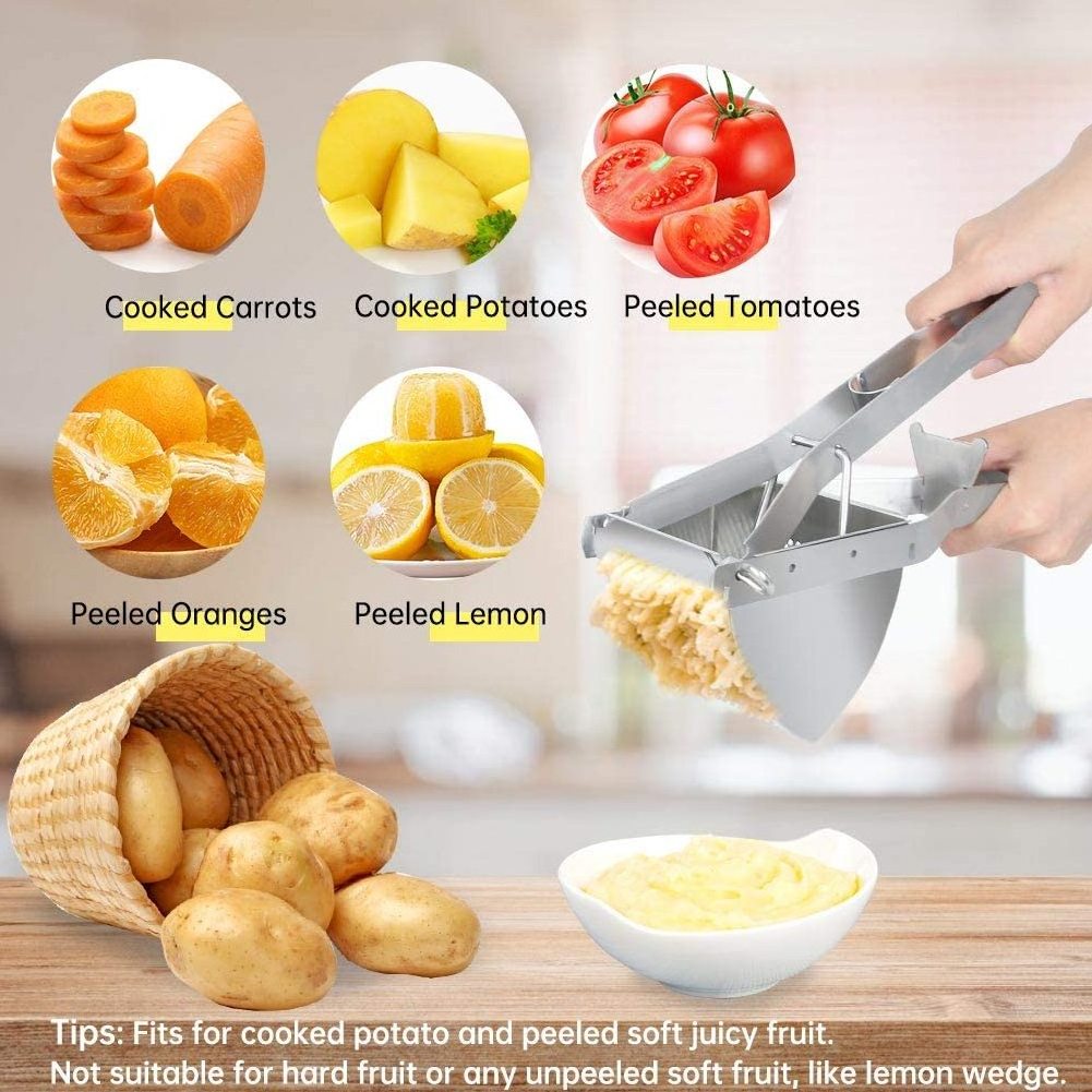 NEW lemon squeezer juice baby food presser cooking utensil kitchen tools manual potato masher stainless steel potato ricer