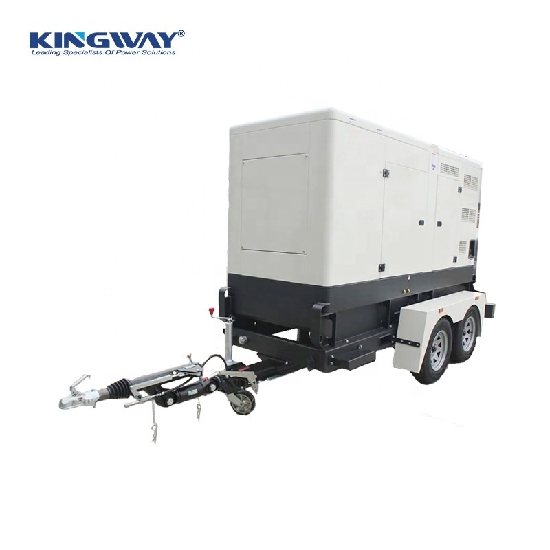 CE ISO 14001 50HZ 1500RPM 15KVA 12KW  diesel trailer  Generator Set powered by Perkins engine for mobile station