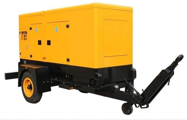 CE ISO 14001 50HZ 1500RPM 15KVA 12KW  diesel trailer  Generator Set powered by Perkins engine for mobile station