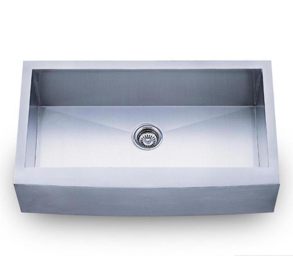 Factory Direct Handmade Farm Sink 304 Stainless Steel Apron front Farmhouse Kitchen Sink