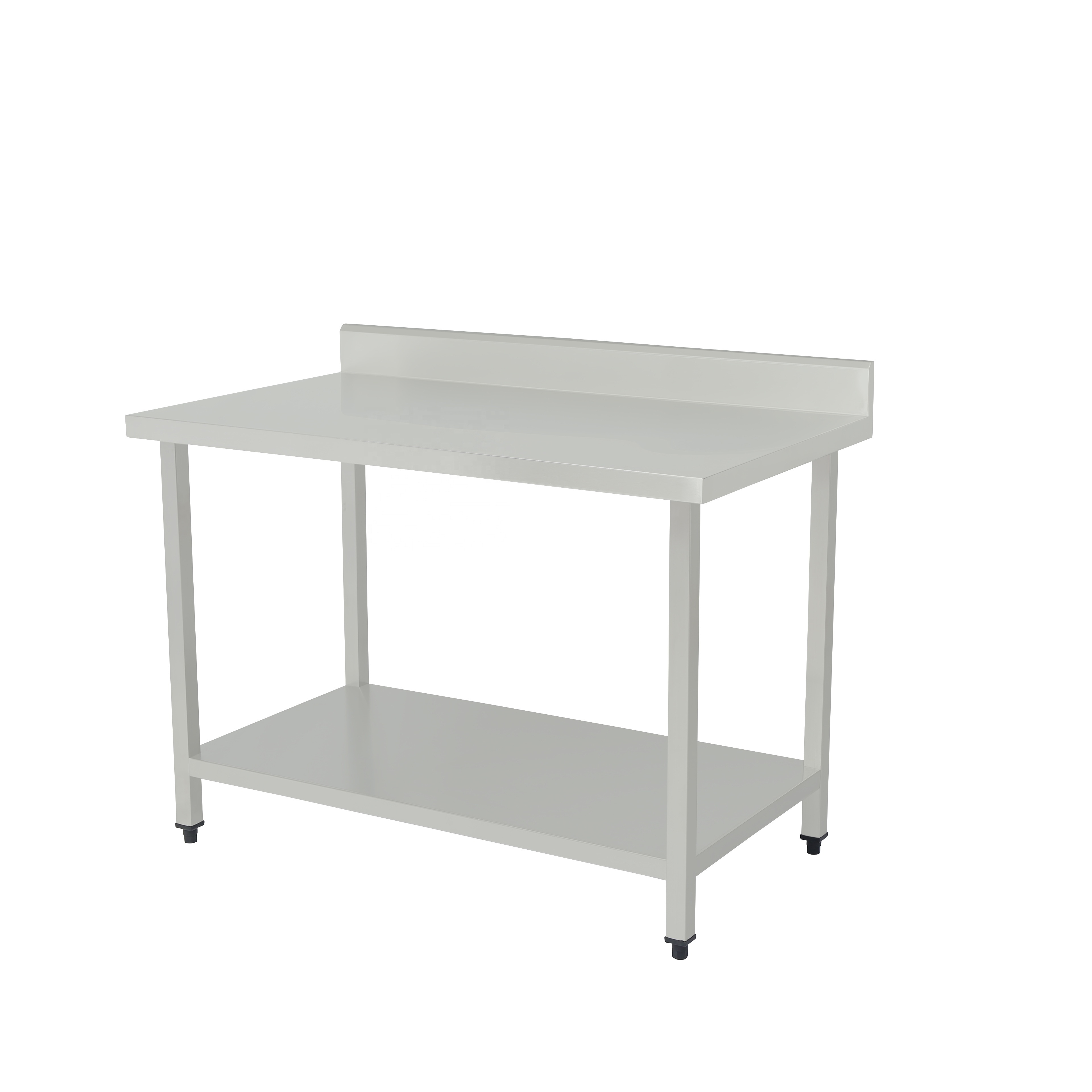 Heavy duty worktable portable folding Prepared bench 304 Stainless Steel Work Table