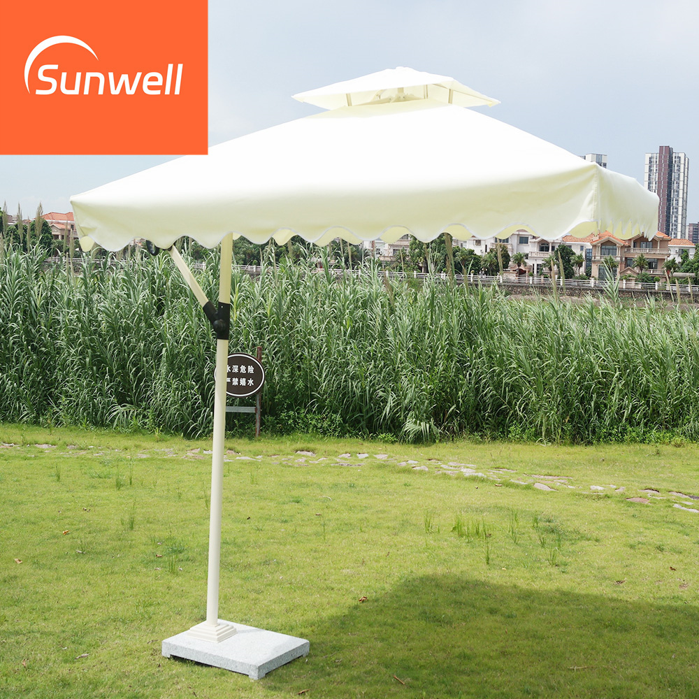 Hot sale high quality outdoor camping parasol courtyard furniture event terrace uv protection umbrella