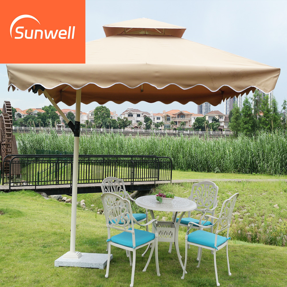 Hot sale high quality outdoor camping parasol courtyard furniture event terrace uv protection umbrella