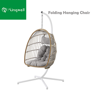 KD structure swing chair patio swings garden furniture swing chair Folding Hanging chair