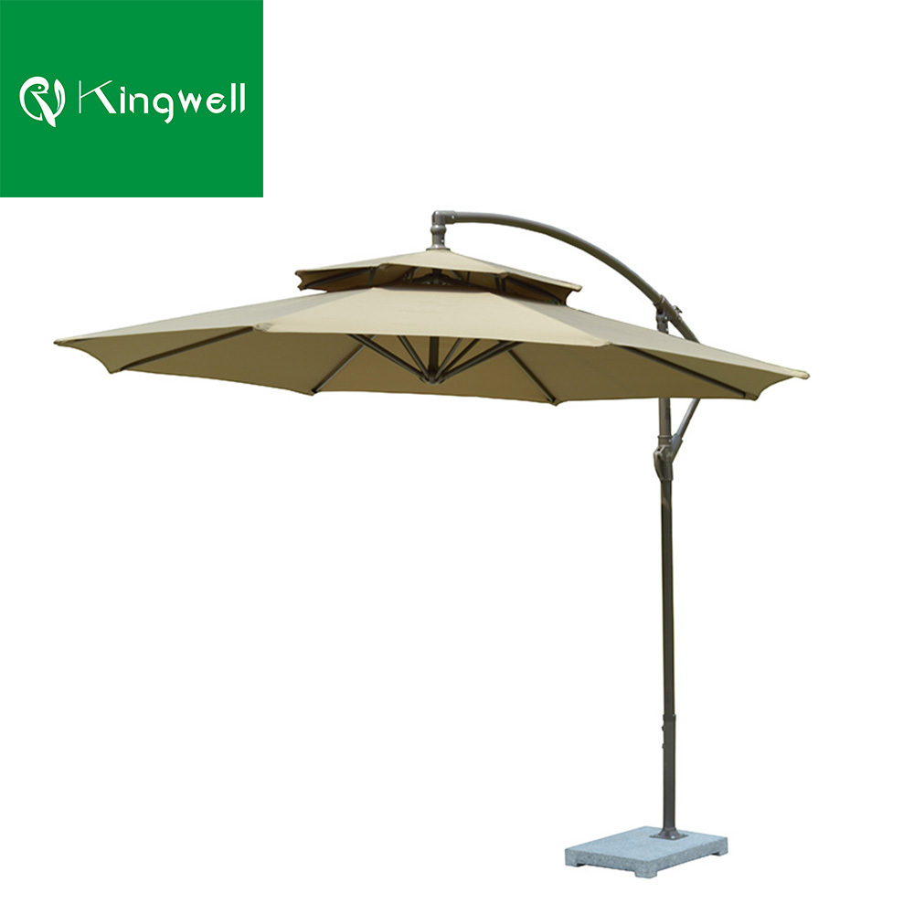 Outdoor Umbrella for Garden Pool Aluminium Pole for beach Waterproof patio furniture for Restaurant