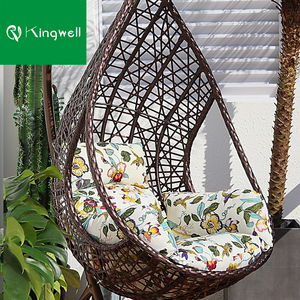 Modern bird nest shape patio swing hanging chair