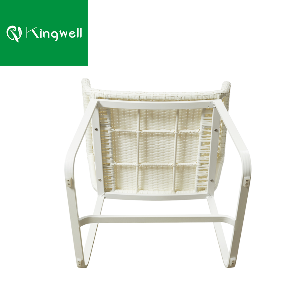 Waterproof outdoor furniture rattan chair wicker stacking chair with cheap price