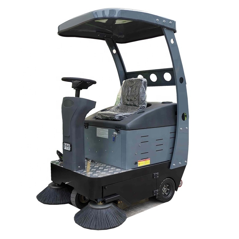 Floor Dust Cleaning Machine Vacuum Road Sweeper Truck Vacuum Automatic Dumping Sweeper Floor Sweeper Road Cleaning Machine