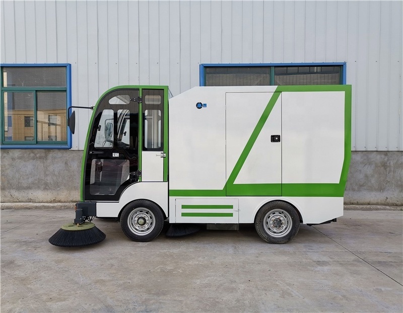 Compact Road Cleaning Machine Intelligent Road Cleaning Truck Vacuum Sweeper Truck Street Vacuum Cleaner Vacuum Road Sweeper