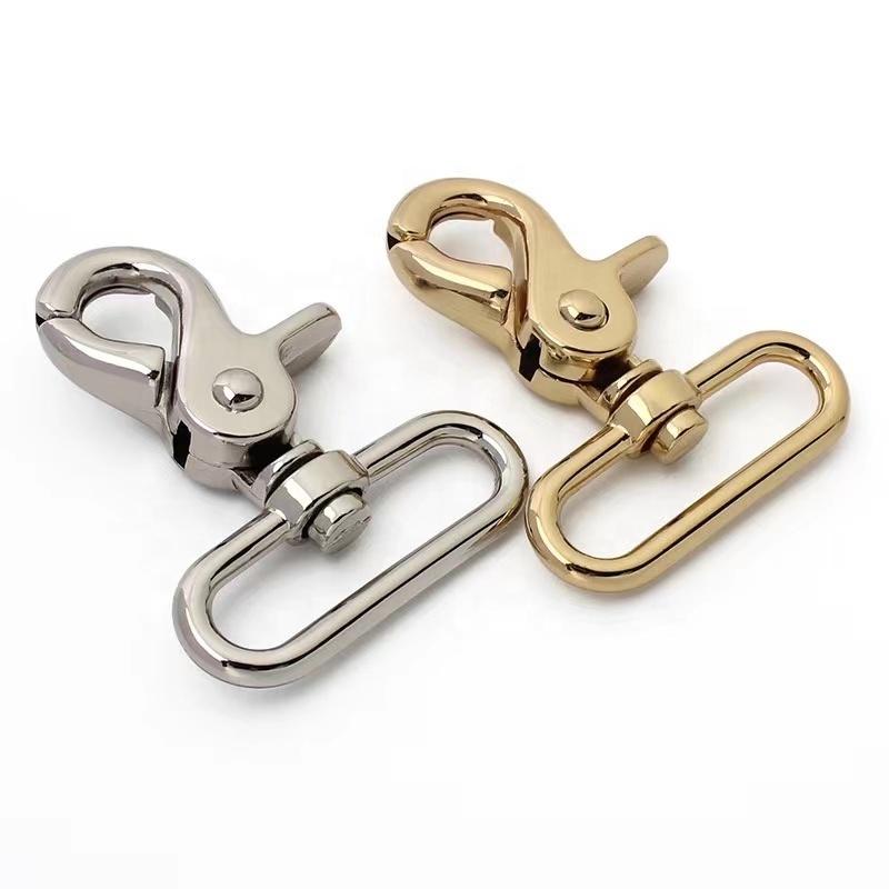 1 inch Metal Square head 25mm Trigger Snap Hook For Bag Purse and Craft Making Lobster Swivel Clasps