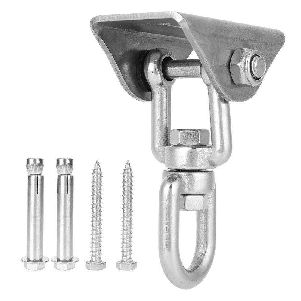 China manufacturer stainless steel suspension hardware swing ceiling hook wall hanging kit for hammock chair yoga boxing