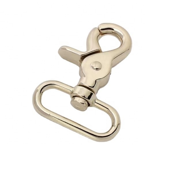 1 inch Metal Square head 25mm Trigger Snap Hook For Bag Purse and Craft Making Lobster Swivel Clasps