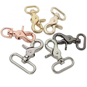 1 inch Metal Square head 25mm Trigger Snap Hook For Bag Purse and Craft Making Lobster Swivel Clasps