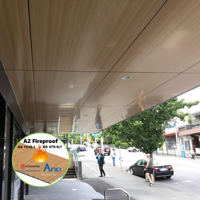 Metal Ceilings Suspended Aluminum False Strip Ceiling Tiles 3mm 4mm aluminum cladding wall panel composite sandwich panel