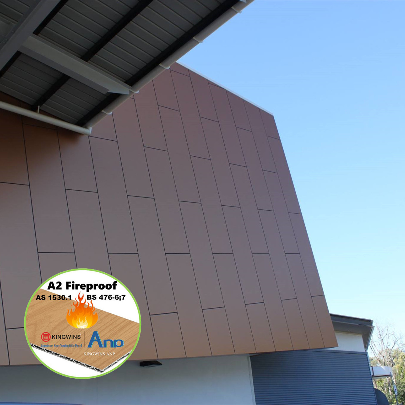 Aluminium Honeycomb Sandwich Panel Building Material For Interior Or Exterior Wall Cladding