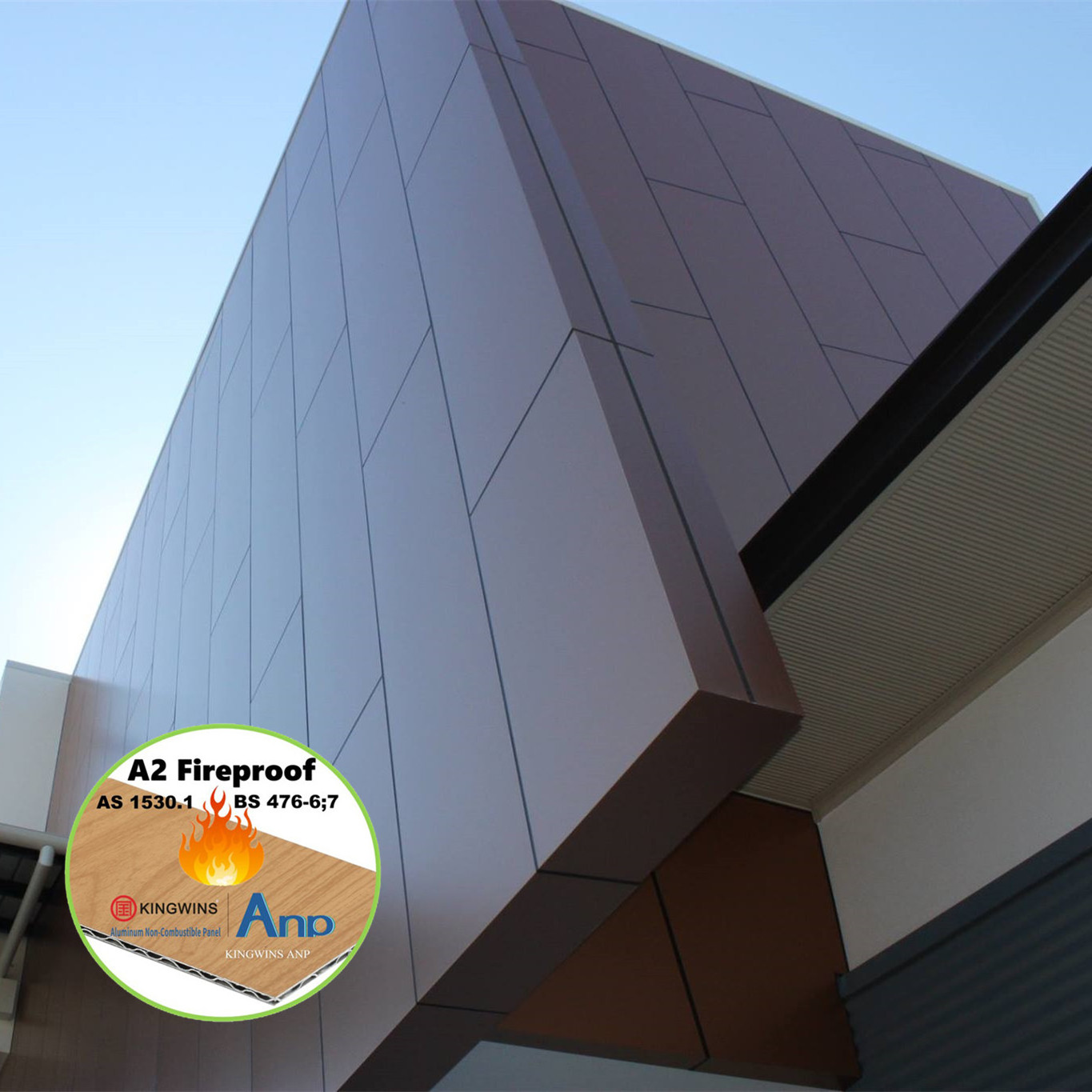 Aluminium Honeycomb Sandwich Panel Building Material For Interior Or Exterior Wall Cladding