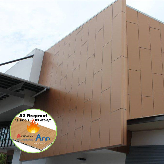 Aluminium Honeycomb Sandwich Panel Building Material For Interior Or Exterior Wall Cladding