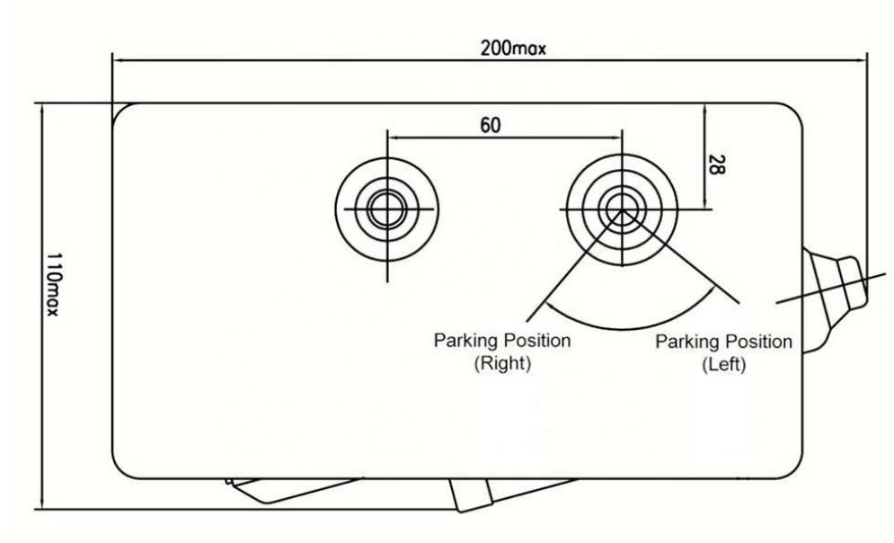 ZD92 Wiper Motor For Tractor truck 12V 24V 5.6 nm for Marine ship boat special vehicles agricultural equipment OE 107.888