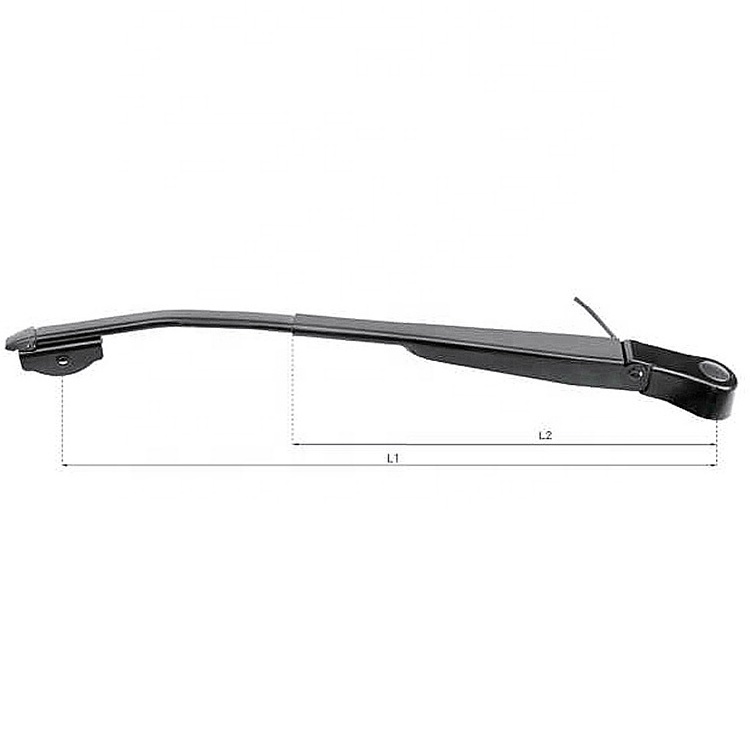 MA10B custom Size mono wet Wiper Arm For Transit Bus anti-lift design water hose 26.50mm saddle 120.3201.GA.04 120.3202.GA.I4