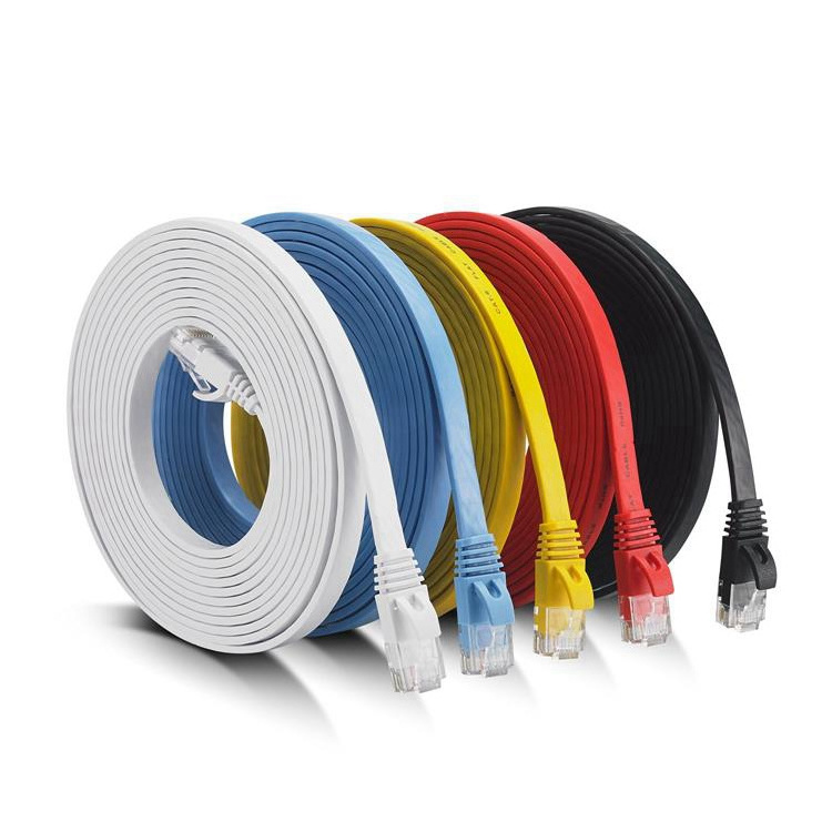 Free Sample Ultra Slim Flat CAT 6 UTP 32AWG Ethernet patch cord cable