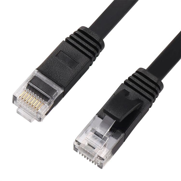 Free Sample Ultra Slim Flat CAT 6 UTP 32AWG Ethernet patch cord cable