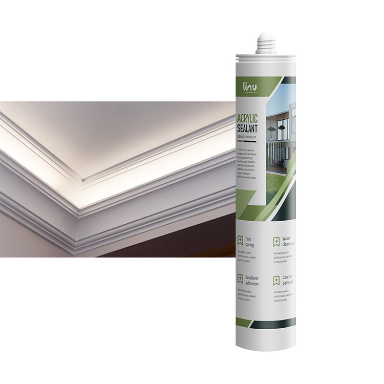 KINGWIT Efficiently Low Voc Green Building Requirements Cornice Sealant, Cornice Adhesive Glue