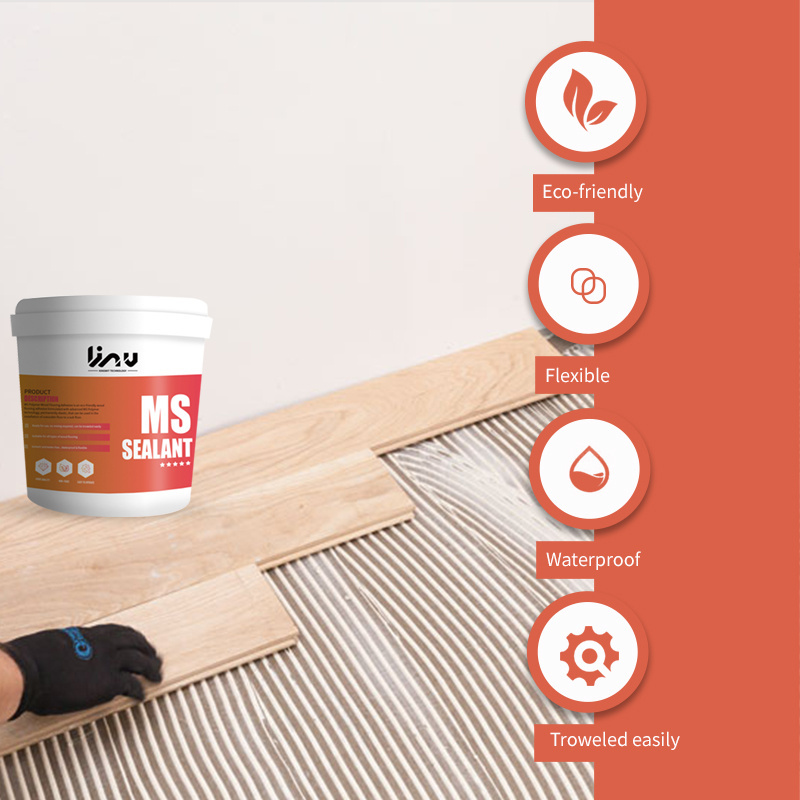 Kingwit High Quality Eco-Friendly Waterproof 600ml TM507 Wood Flooring MS Polymer Adhesive