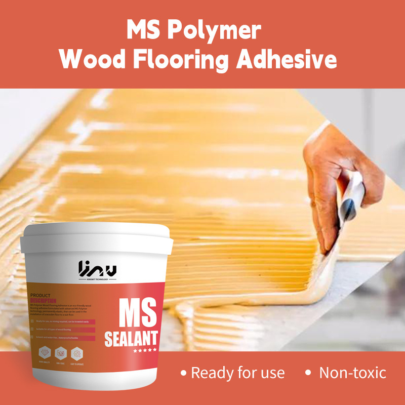 Eco-Friendly Flexible Waterproof Ms Sealant For Wood Flooring Brick Joints