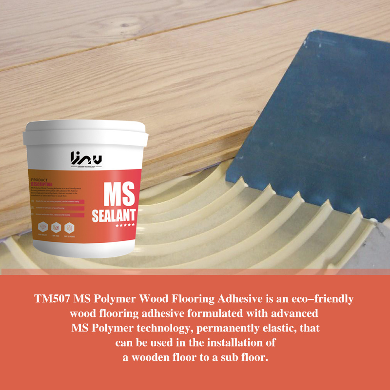 Eco-Friendly Flexible Waterproof Ms Sealant For Wood Flooring Brick Joints