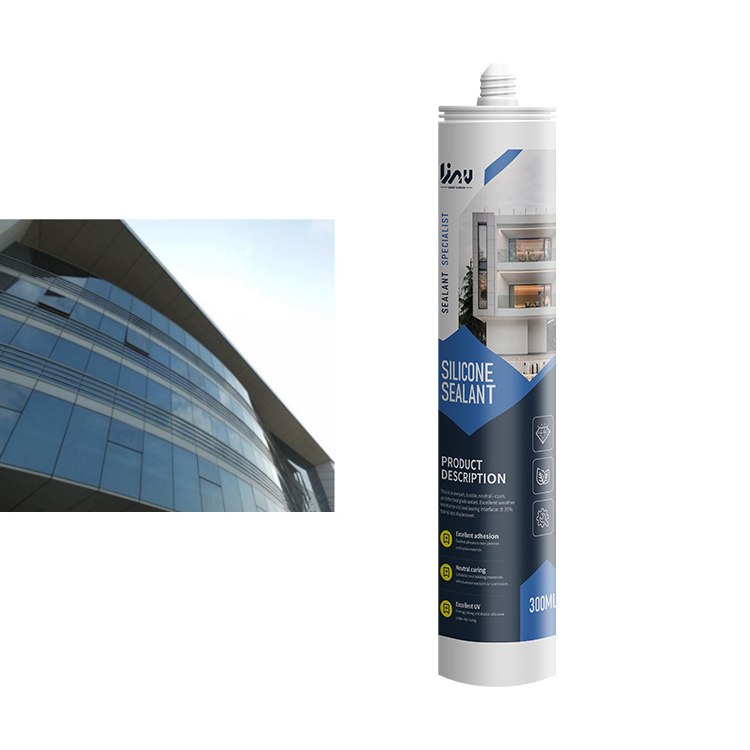 Excellent UV High Temperature Resistance Neutral-Cure Weatherproof Glass Silicone Sealant For Construction Curtain Wall