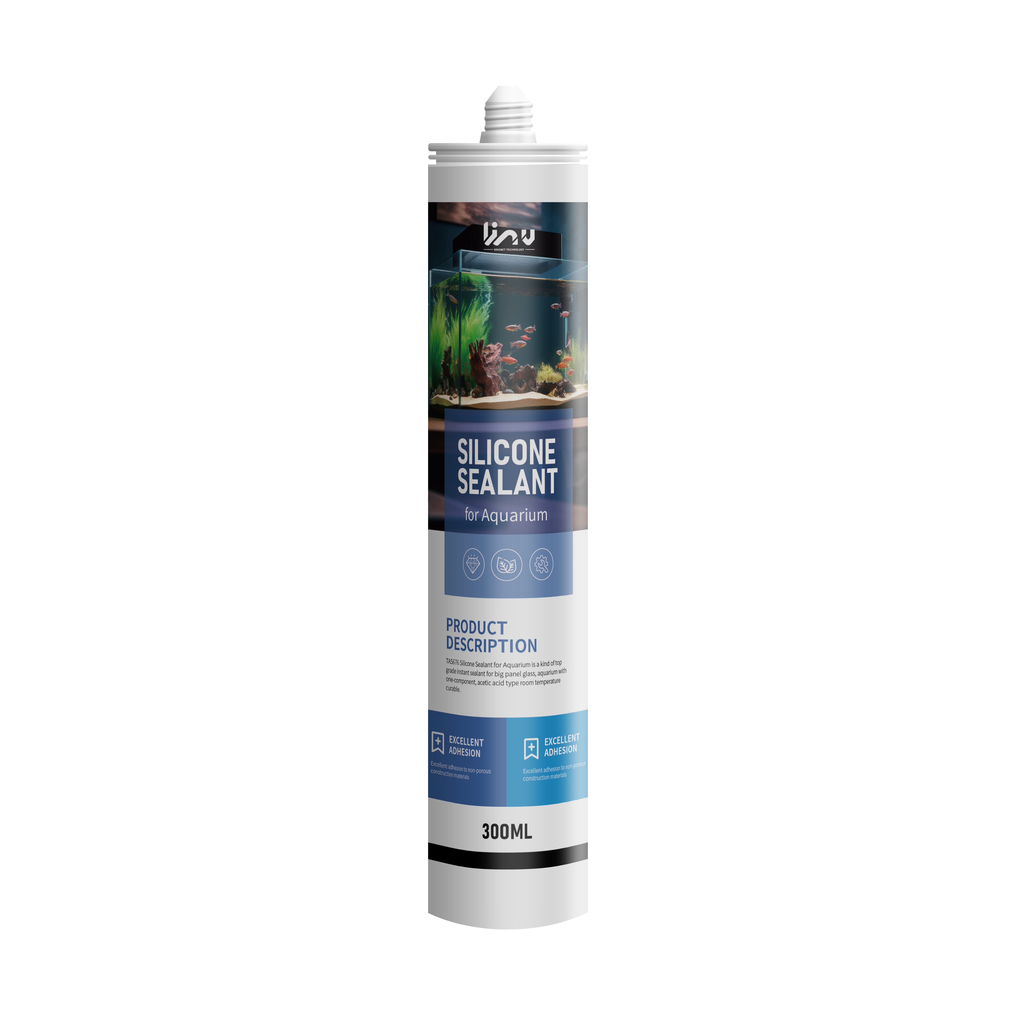 Easy Operation And Instant Drying Special Acid Resistant Water Tank Silicone Sealant For Big Panel Glass