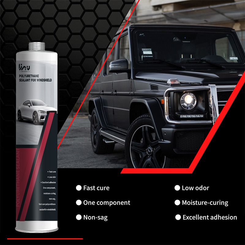 KINGWIT Wholesale Excellent Adhesion Low Odor 310ml 600ml Polyurethane Automotive Windshield Adhesives